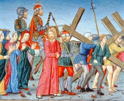 Christus wird nach Kalvaria geführt von Italian School