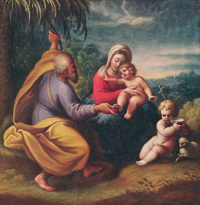 Heilige Familie, Parma, 2. Hälfte des 16. Jahrhunderts von Italian School