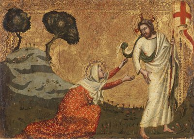 Noli me tangere, 1350-75 von Italian School