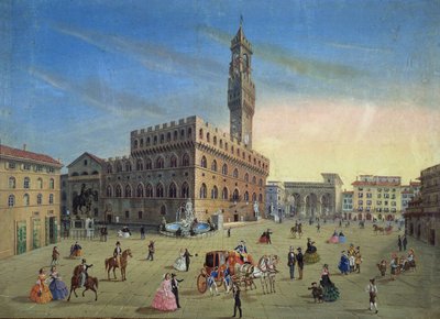 Piazza Signoria, Florenz von Italian School