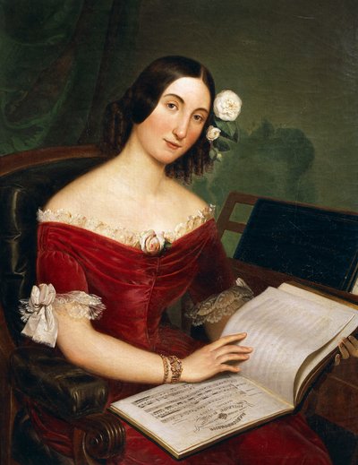 Porträt von Giuseppina Strepponi von Italian School