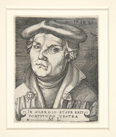 Porträt von Martin Luther von Italian School