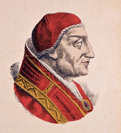 Porträt von Papst Clemens IV. von Italian School