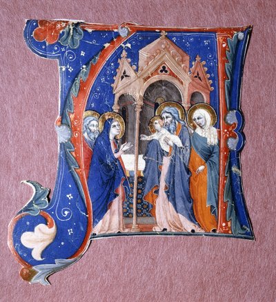 Darstellung Christi im Tempel, ca. 1340 von Italian School