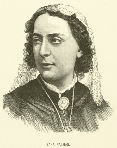 Sara Nathan (Gravur) von Italian School