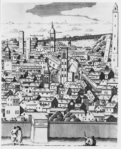 Ansicht von Bologna von Italian School