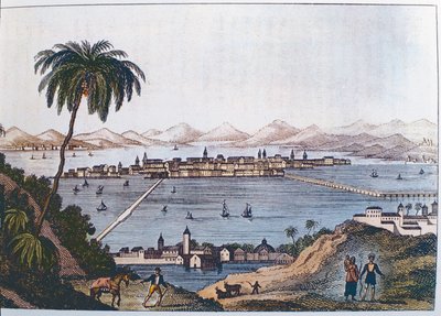 Ansicht von Mexiko-Stadt, 1714 von Italian School
