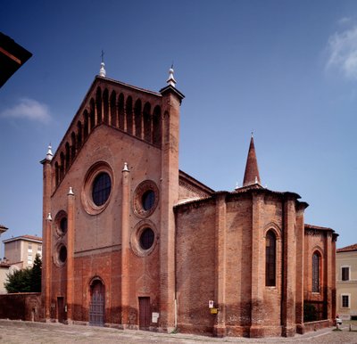 Ansicht der Fassade von Italian School