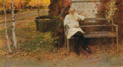 Graf Leo N. Tolstoi, ca. 1909 von Ivan Alekseyevich Vladimiroff