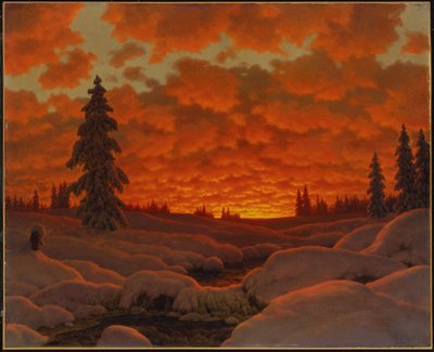 Winterlandschaft von Ivan Fedorovich Choultse