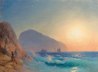 Alexander Puschkin auf der Krim von Ivan Konstantinovich Aivazovsky