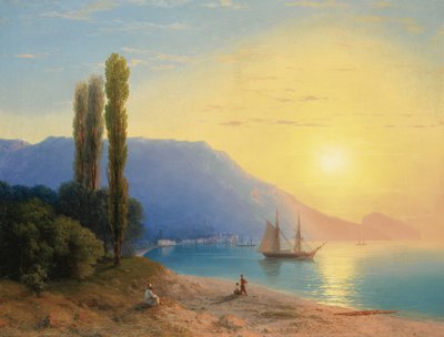 Sonnenuntergang über Jalta von Ivan Konstantinovich Aivazovsky