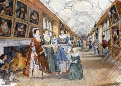 Kirby Hall, frühes 17. Jahrhundert, ca. 1990-2010 von Ivan Lapper