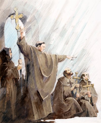 Anbetung in der Kapelle von Ivan Lapper