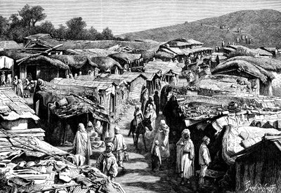 Das Beni-Ramasses Viertel, Constantine, Algerien, 1895 von Ivan Pranishnikoff