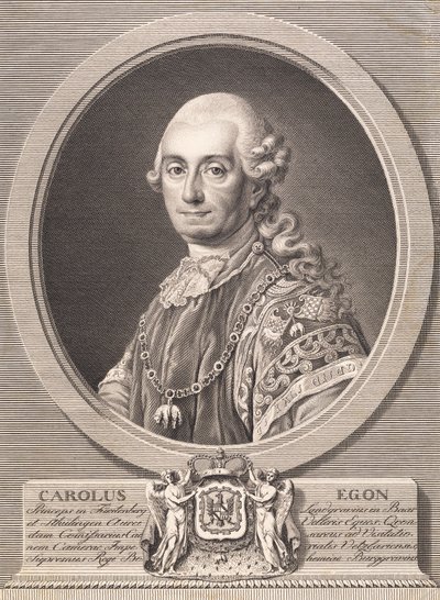 Carl Egon, Fürst von Fürstenberg von J.F. Clemens