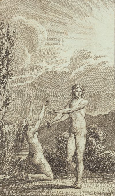 Illustration zu Ewalds "Adam und Eva". II von J.F. Clemens