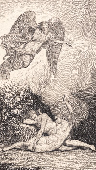 Illustration zu Ewalds "Adam und Eva". I von J.F. Clemens