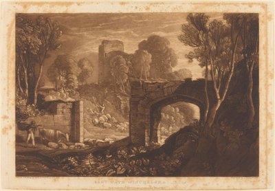 Osttor, Winchelsea, veröffentlicht 1819 von Joseph Mallord William Turner
