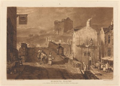 Morpeth, veröffentlicht 1809 von Joseph Mallord William Turner
