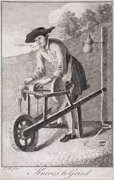 Messer zum Schleifen, Rufe von London von JM