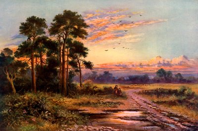 Herbstsonnenuntergang, 1911-1912 von J Maurice