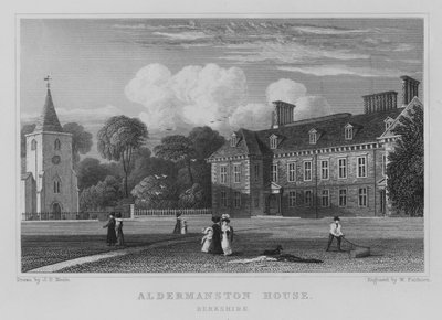 Aldermanston House, Berkshire von John Preston Neale