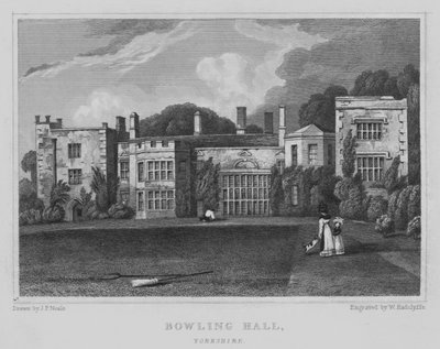 Bowling Hall, Yorkshire von John Preston Neale