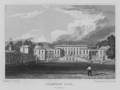 Bramham Park, Yorkshire (Stich) von John Preston Neale