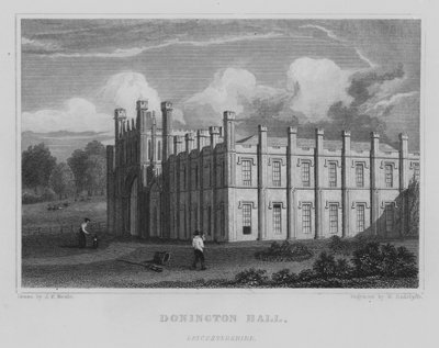 Donington Hall, Leicestershire von John Preston Neale