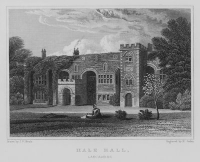 Hale Hall, Lancashire von John Preston Neale