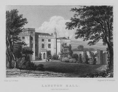 Langton Hall, Leicestershire von John Preston Neale