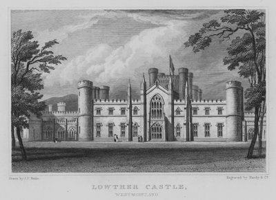 Lowther Castle, Westmoreland (Gravur) von John Preston Neale