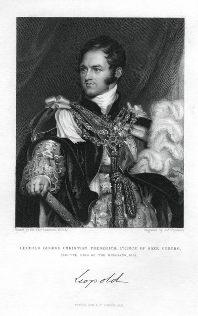 Prinz Leopold von Sachsen-Coburg-Saalfeld, 1831 von J. Thomson