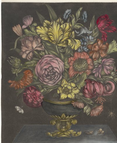 Vase mit Blumen von J. Waterloos