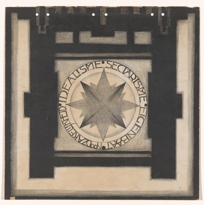 Rückseite des Umschlags Wendingen 1920 von Jac Jongert