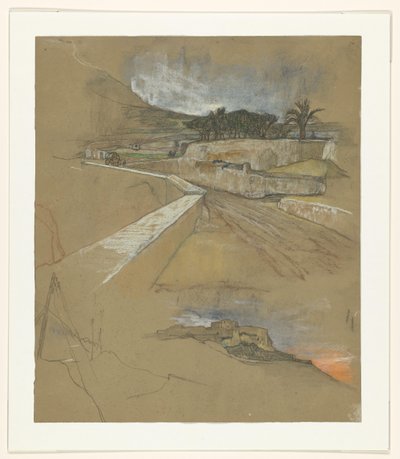 Zwei Reiseskizzen von Alicante, Spanien von Jac van Looij