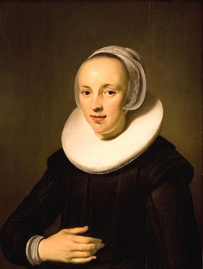 Porträt einer Dame von Jacob Adriaensz Backer