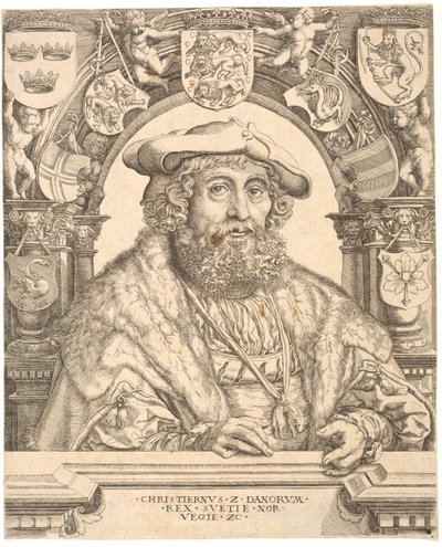 König Christian II. von Dänemark von Jacob Binck