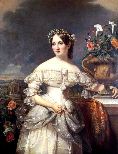 Die Braut, Serena Mayer Franklin von Jacob Eichholtz