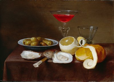 Stillleben mit Austern, ca. 1616-1666 von Jacob  Foppens van Es