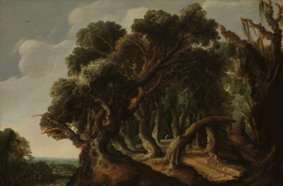 Waldlandschaft von Jacob Jacobsz van Geel (signed by artist)