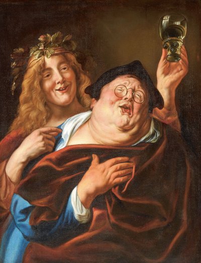 Bacchus und ein Anhänger von Jacob Jordaens