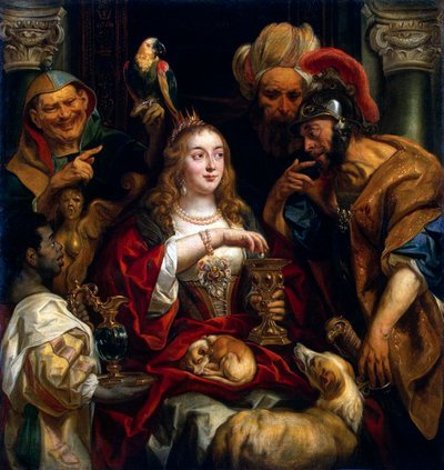 Das Fest der Kleopatra, 1653 von Jacob Jordaens