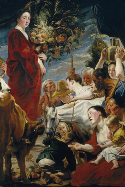 Das Opfer an Ceres von Jacob Jordaens