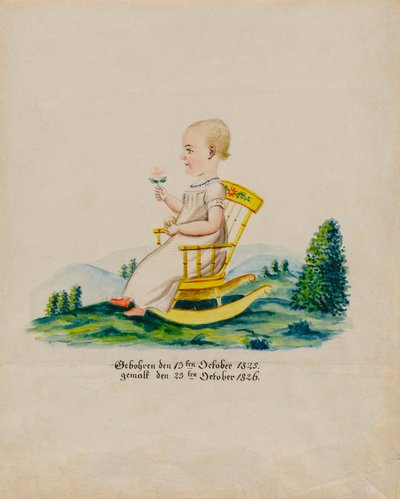 Porträt von Carolina Musser von Jacob Maentel