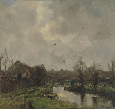 Landschaft in der Umgebung von Den Haag von Jacob Maris