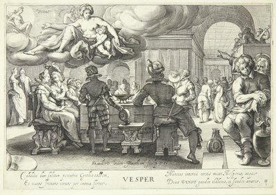 Abend, Zeit der Venus von Jacob Matham
