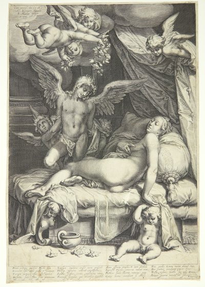 Amor und Psyche von Jacob Matham