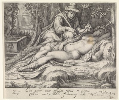 Cimone und Ifigenia von Jacob Matham